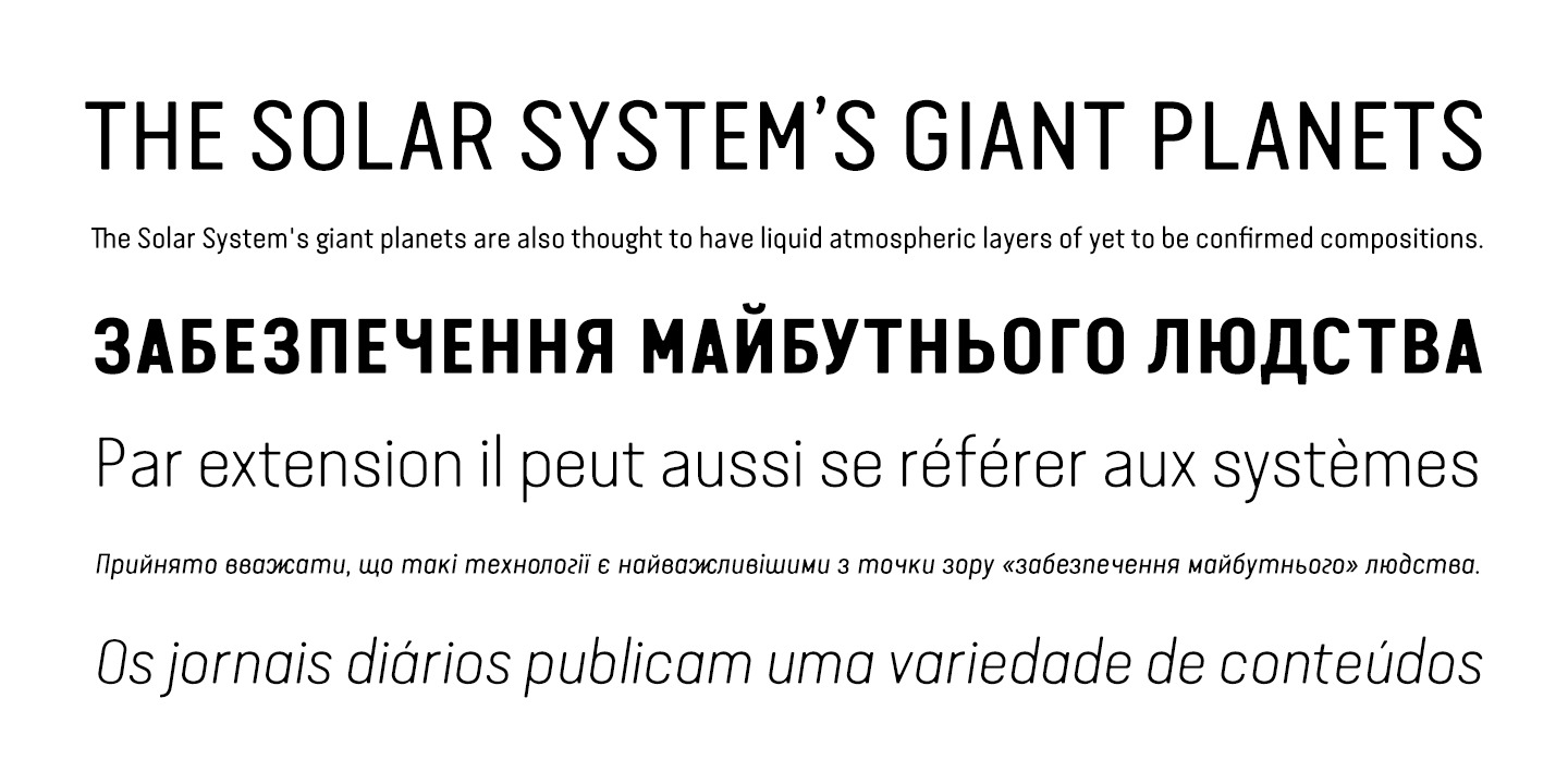 Van Condensed Bold Italic Font preview